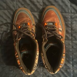 Inkkas Brown and Orange Women’s Hiking Boots.